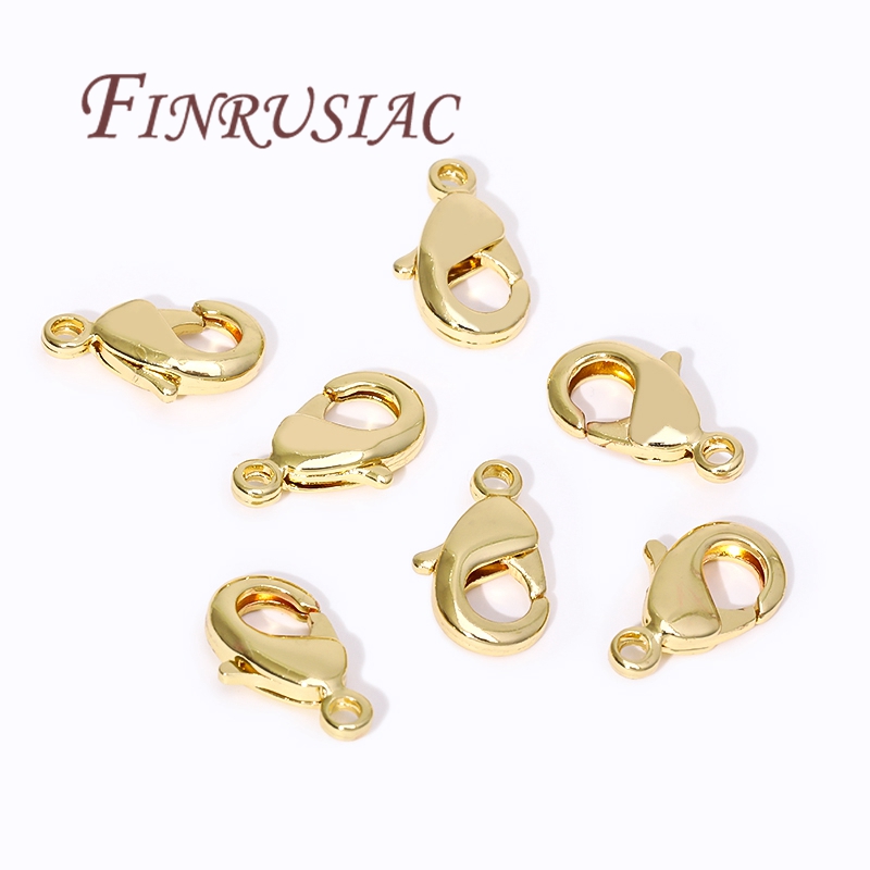 Jewelry Making Supplies - 18K Gold Plated Lobster Clasps For