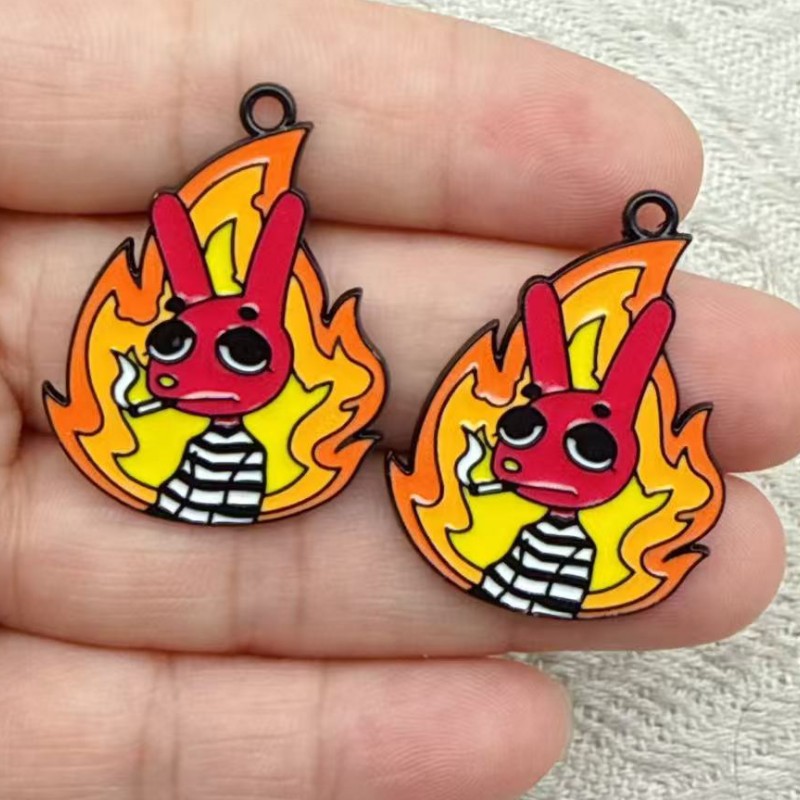 Jewelry Making Japan - 10 pcs Cartoon Game peripherals Charms
