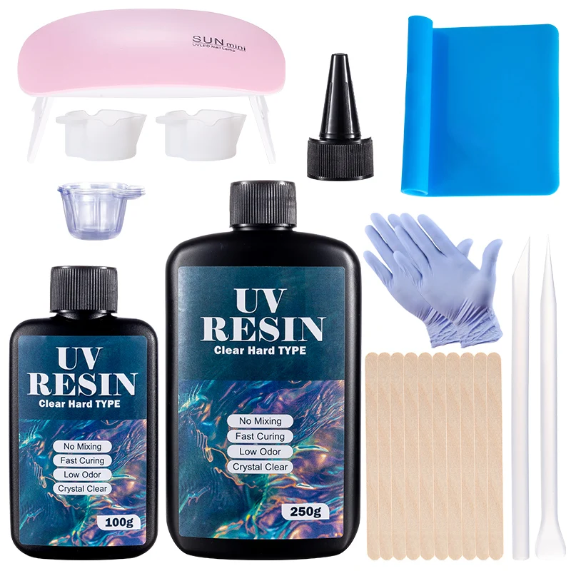 Jewelry Making Tool Kit - Hard UV Resin Glue Kit Fast