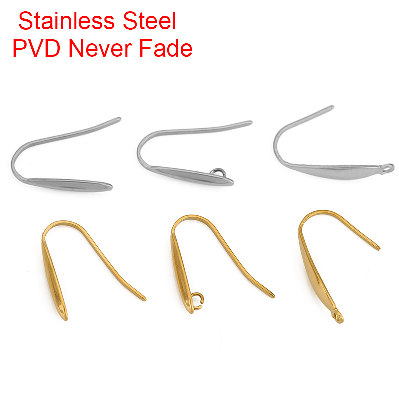 Jewelry Making Supplies - 10pcs Never Fade Stainless Steel Earring