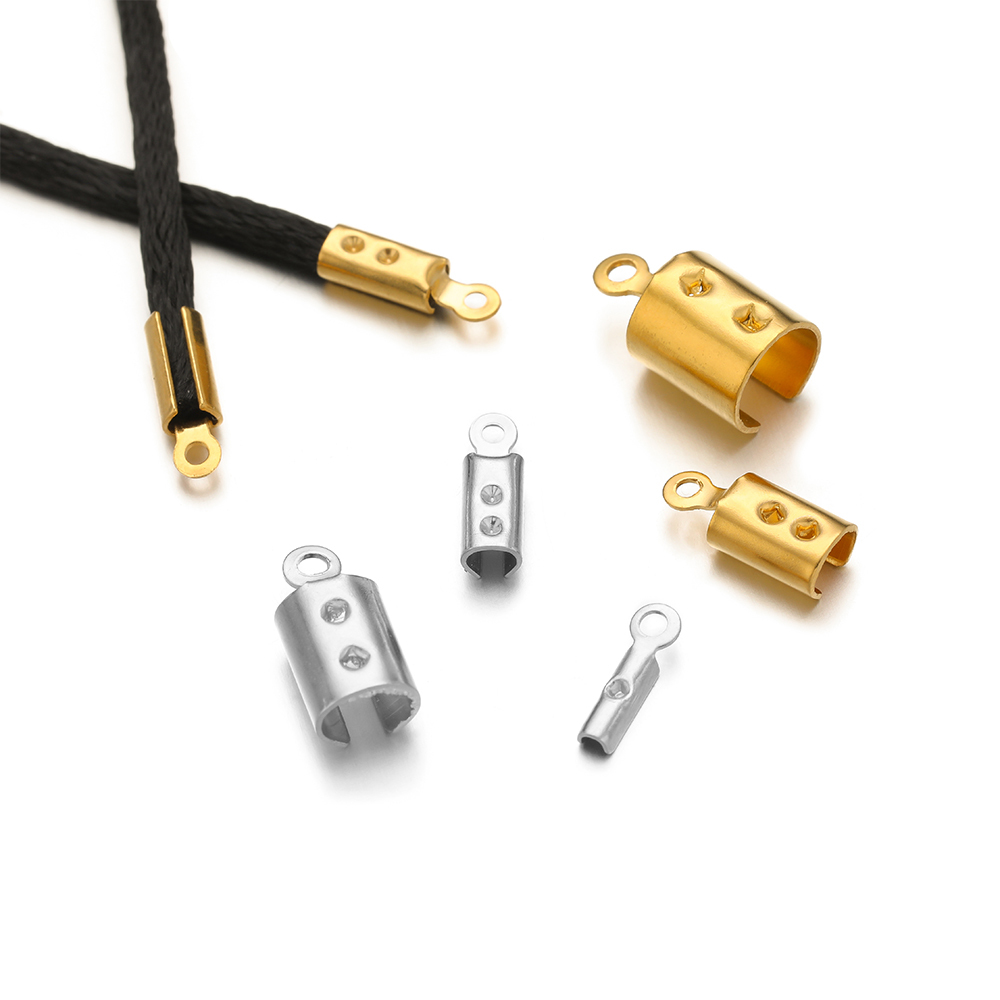 Jewelry Making Supplies - 50pcs Stainless Steel High Quality Crimp