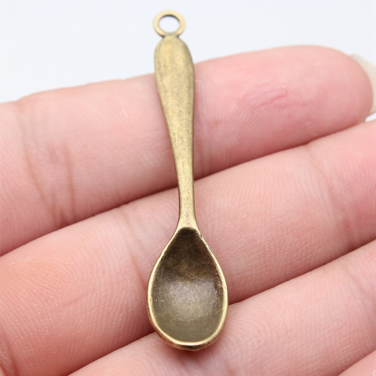 Jewelry Making Board - 10pcs 54x11mm 5 Colors Spoon Charms
