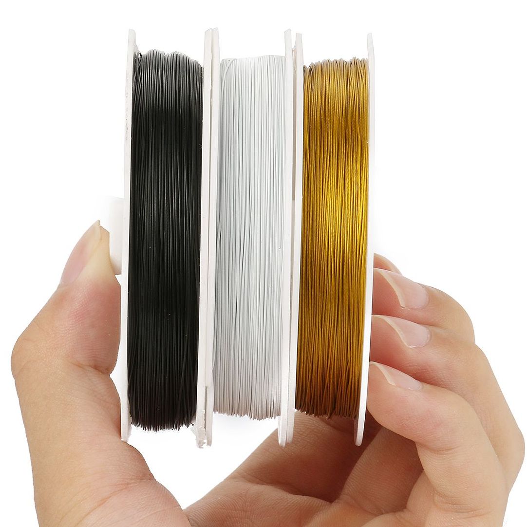 Crystal Bead Mix - 1 Roll/lots 0.35/0.38/0.45mm Resistant Strong Line