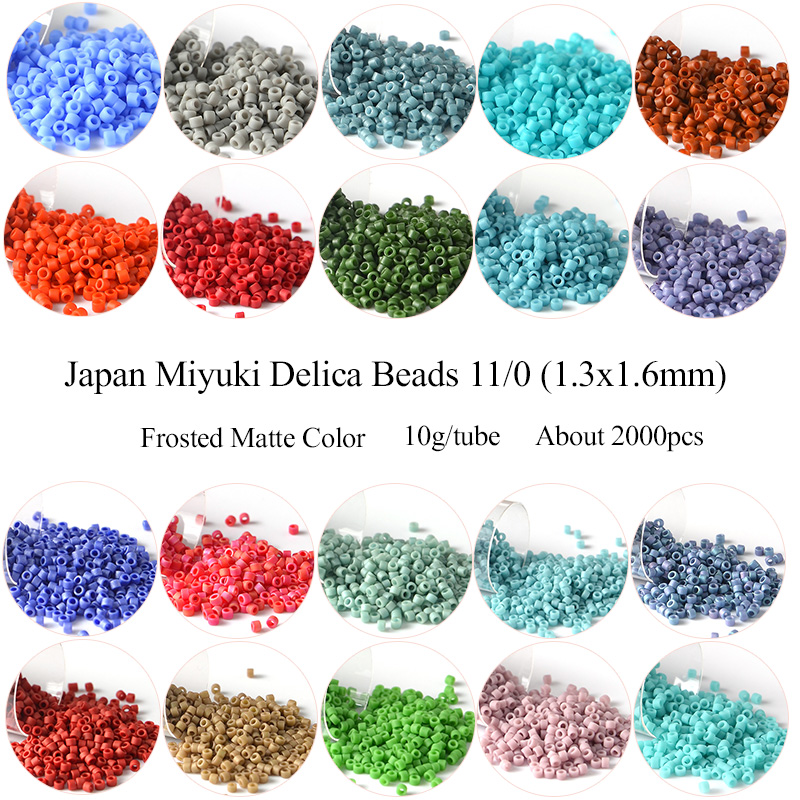 Jewelry Making Japan - 11/0 Japan Miyuki Delica Beads Frosted