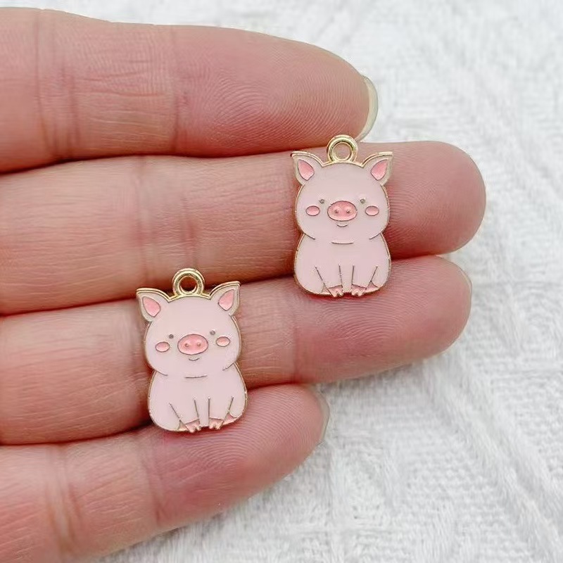 10pcs Cartoon Penguin Panda DI - Jewelry Making Party ulasan dan harga
