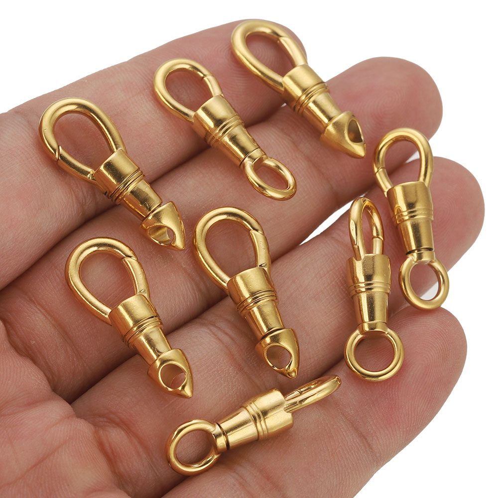 2pcs/lot Stainless Steel Bag K - Jewelry Making Supplies ulasan dan harga