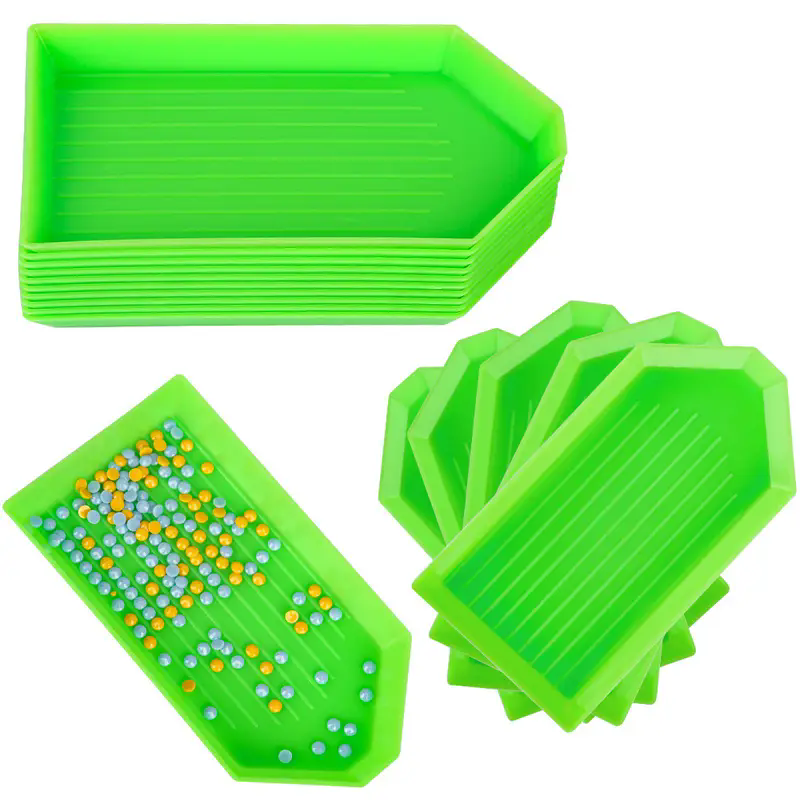6pcs/set Plastic Diamond Paint - Jewelry Making Board ulasan dan harga