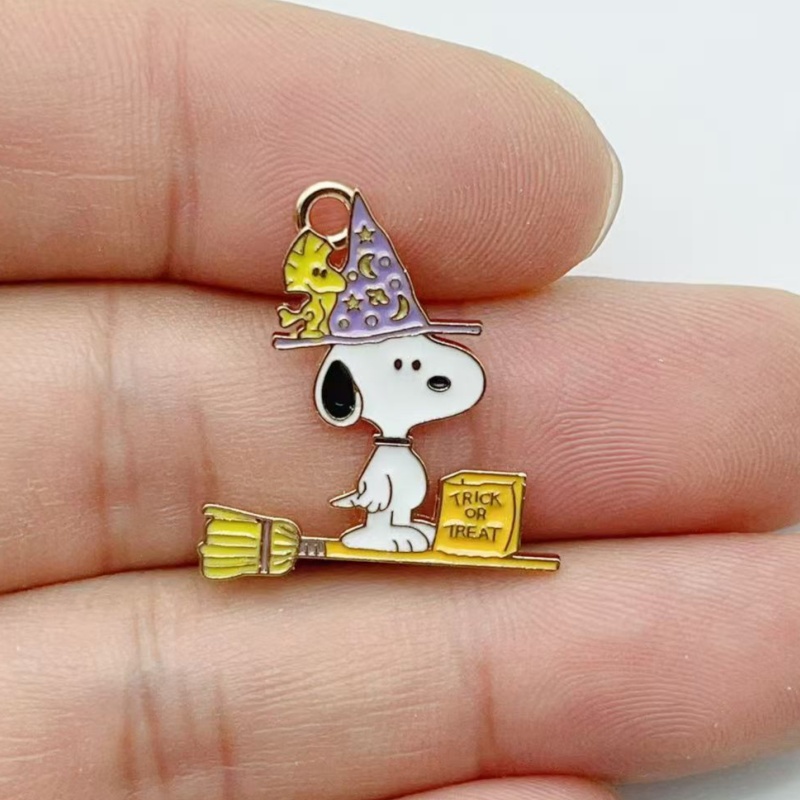 10Pcs Cute Halloween Cartoon P - Jewelry Making Party ulasan dan harga