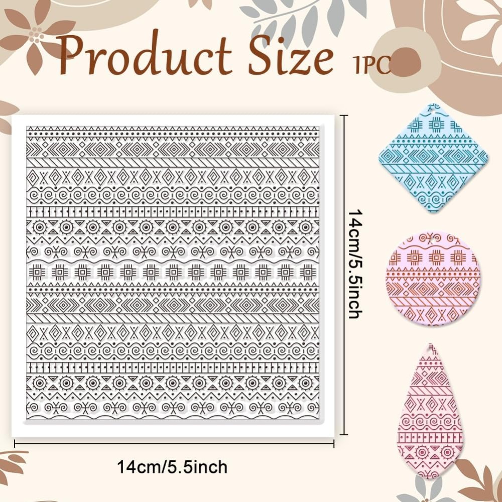 Textile Geometric Silicone Tex - Jewelry Making Mold ulasan dan harga