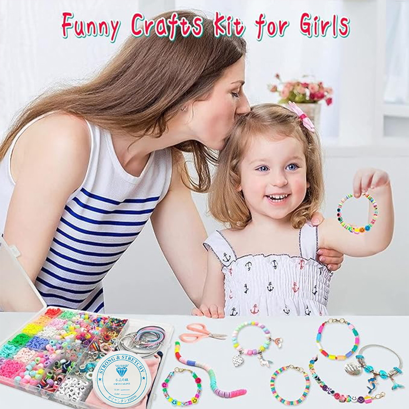 3400pcs Beads Charms Jewelry M - Jewelry Making Kits For Girls ulasan dan harga