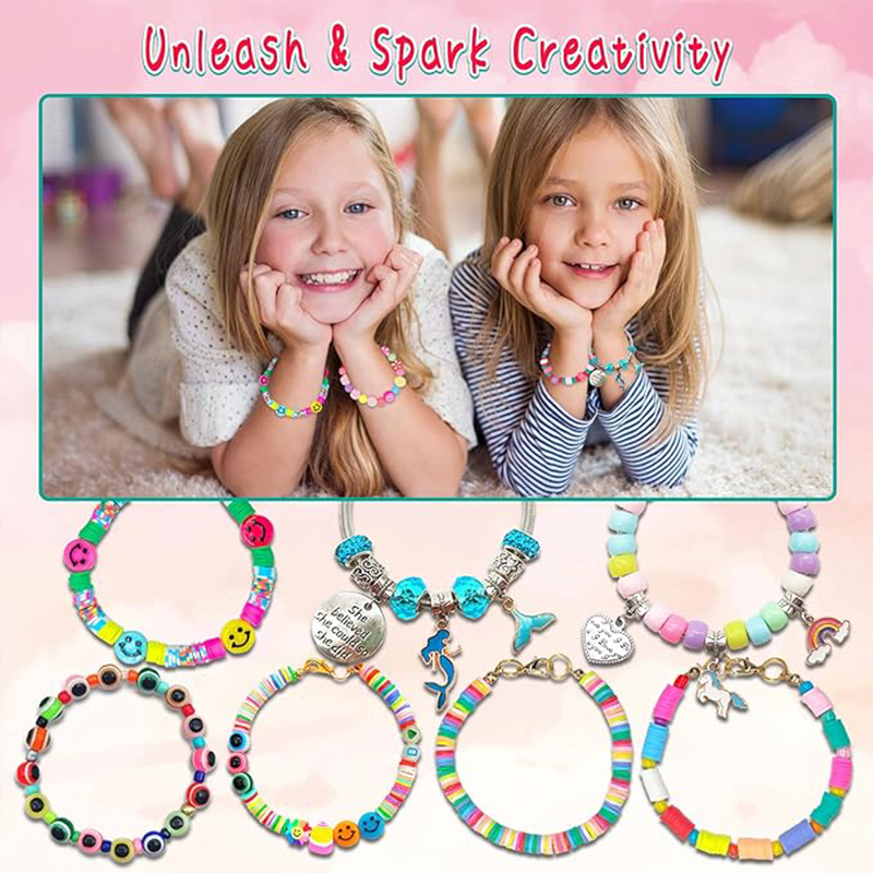 3400pcs Beads Charms Jewelry M - Jewelry Making Kits For Girls ulasan dan harga