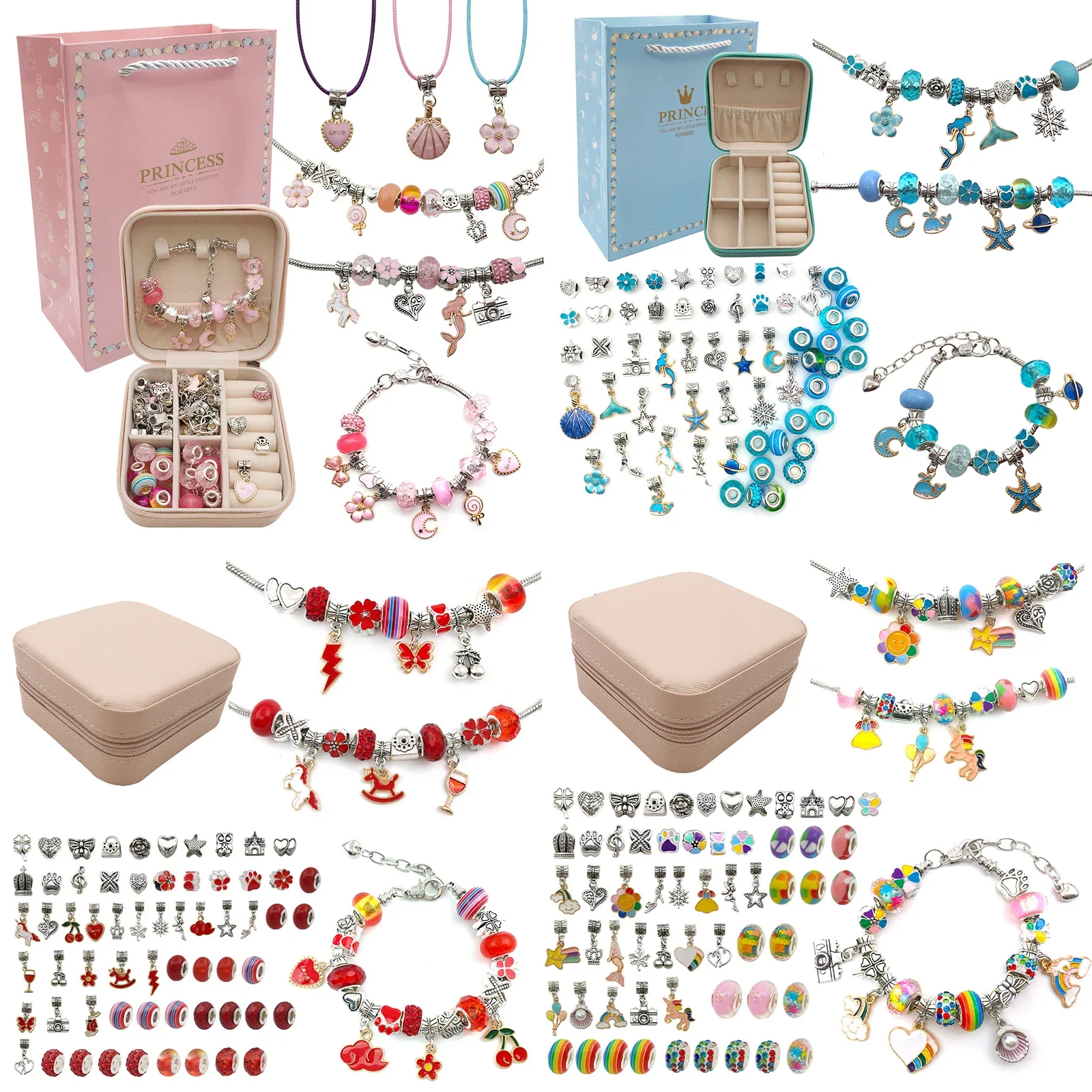 Charm Bracelet Making Kit for  - Jewelry Making Kits For Girls ulasan dan harga