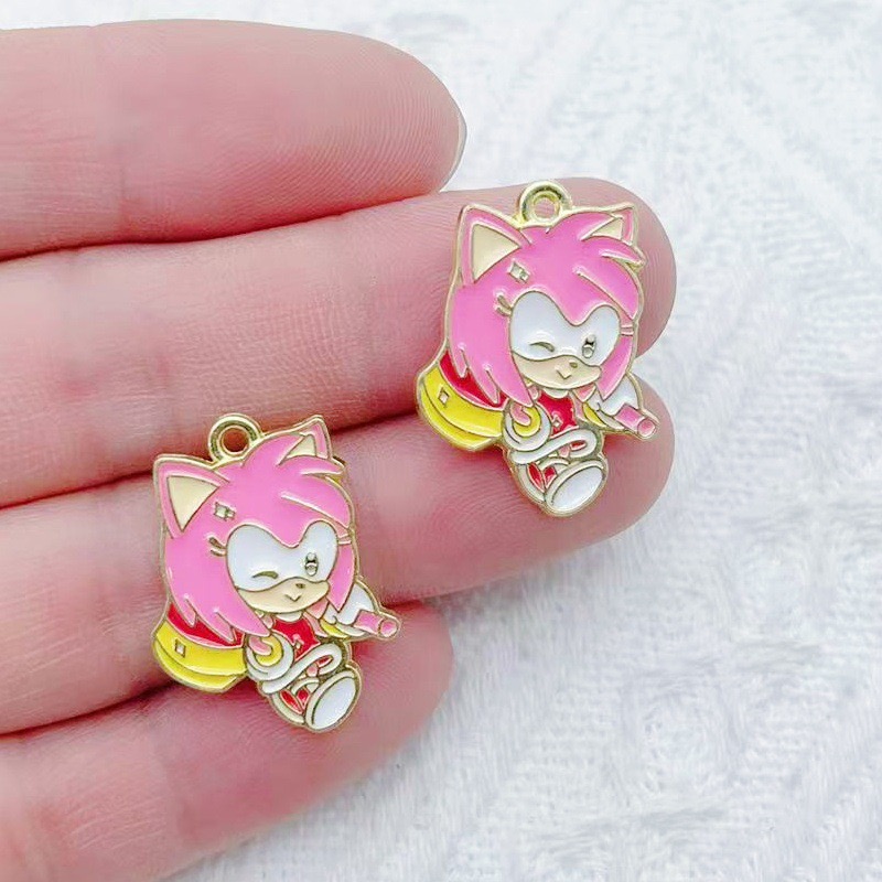 10pcs Cartoon European and Ame - Jewelry Making Party ulasan dan harga