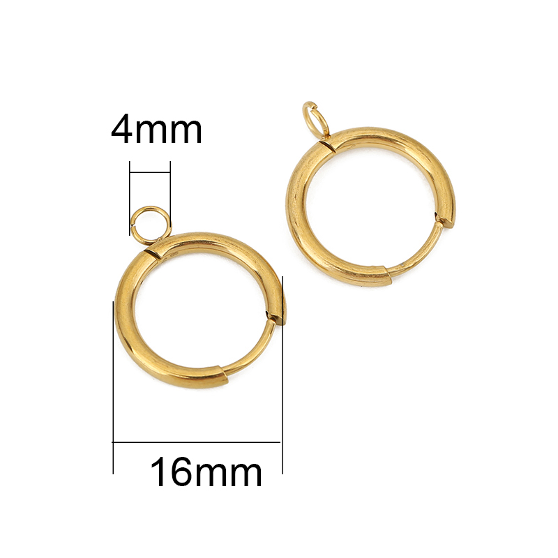 10pcs PVD Never Fade Earrings  - Jewelry Making Supplies ulasan dan harga