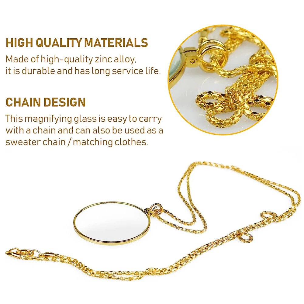 Necklace Magnifier Portable Mo - Jewelry Making Magazines ulasan dan harga
