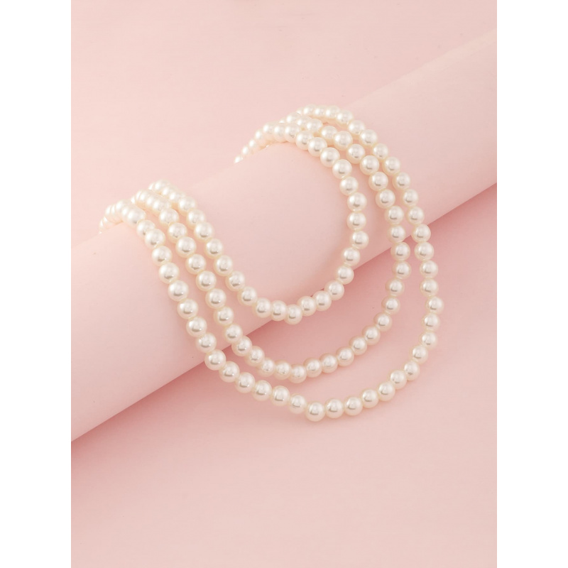 3pcs/Set Girls White Pearl Bea - Jewelry Making Kits For Girls ulasan dan harga