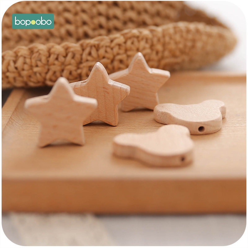 Bopoobo 10pcs Natural Wood Bea - Jewelry Making For Dummies ulasan dan harga