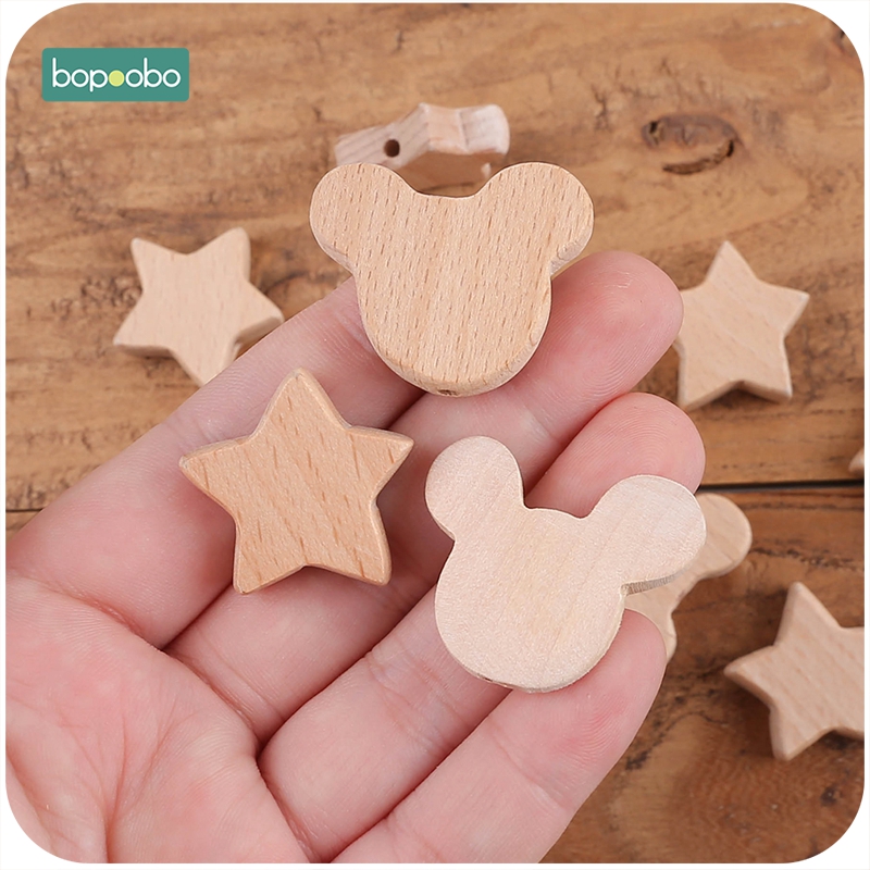 Bopoobo 10pcs Natural Wood Bea - Jewelry Making For Dummies ulasan dan harga