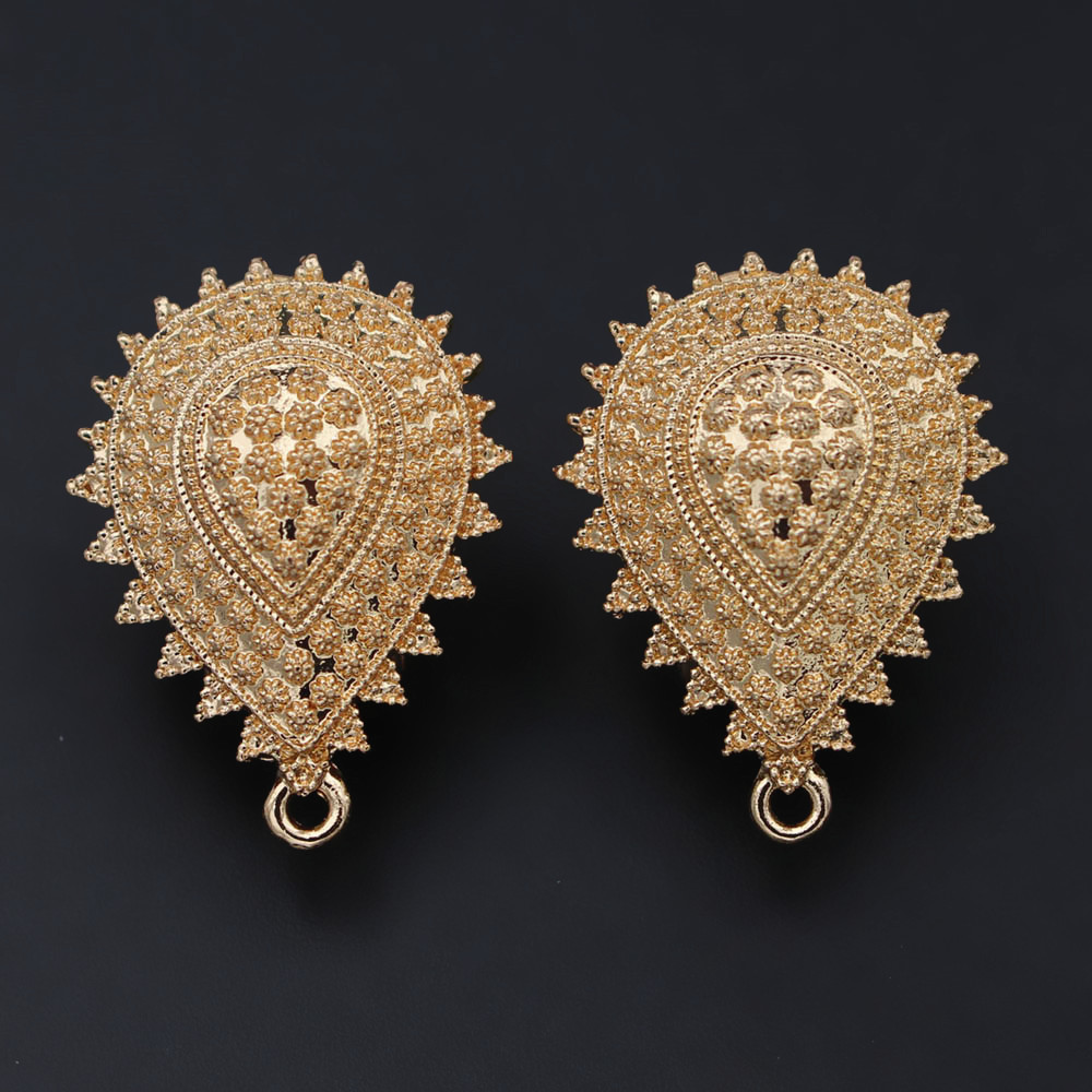 10pair Earrings Post with Loop - Jewelry Making Dubai ulasan dan harga