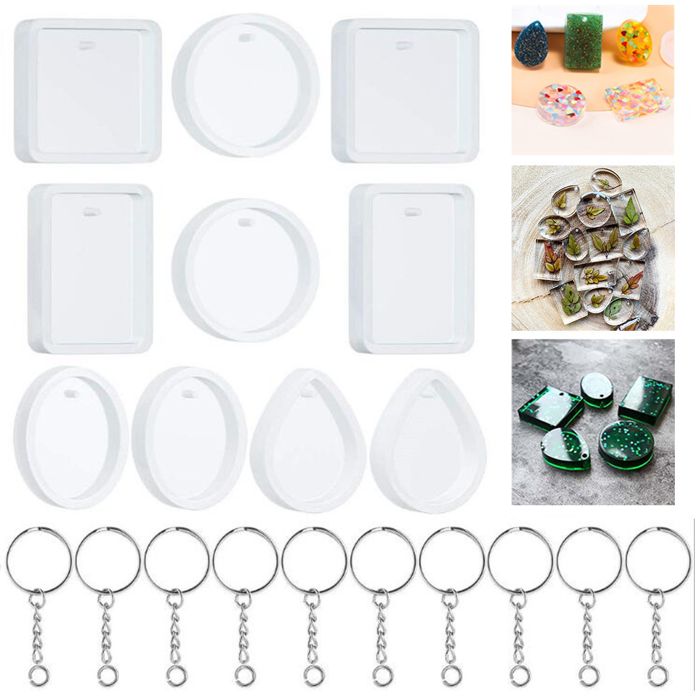 20Pcs/Set DIY Keychain Pendant - Jewelry Making Tool Kit ulasan dan harga