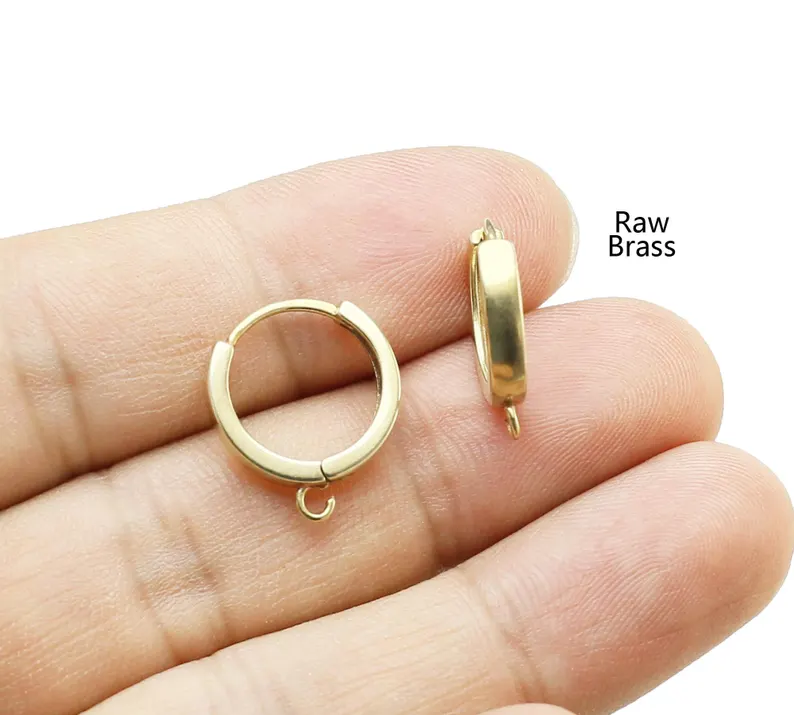 10pcs Brass Ear Hoops, Leverba - Jewelry Making Supplies ulasan dan harga