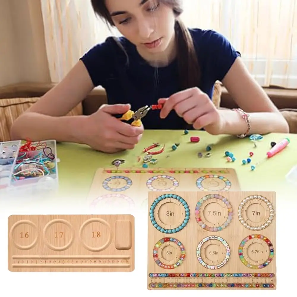 8 Type Wooden Flocked Beading  - Jewelry Making Board ulasan dan harga