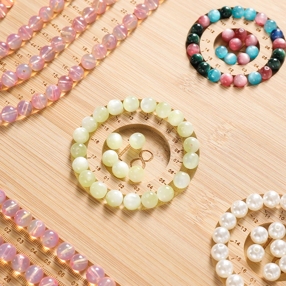 8 Type Wooden Flocked Beading  - Jewelry Making Board ulasan dan harga