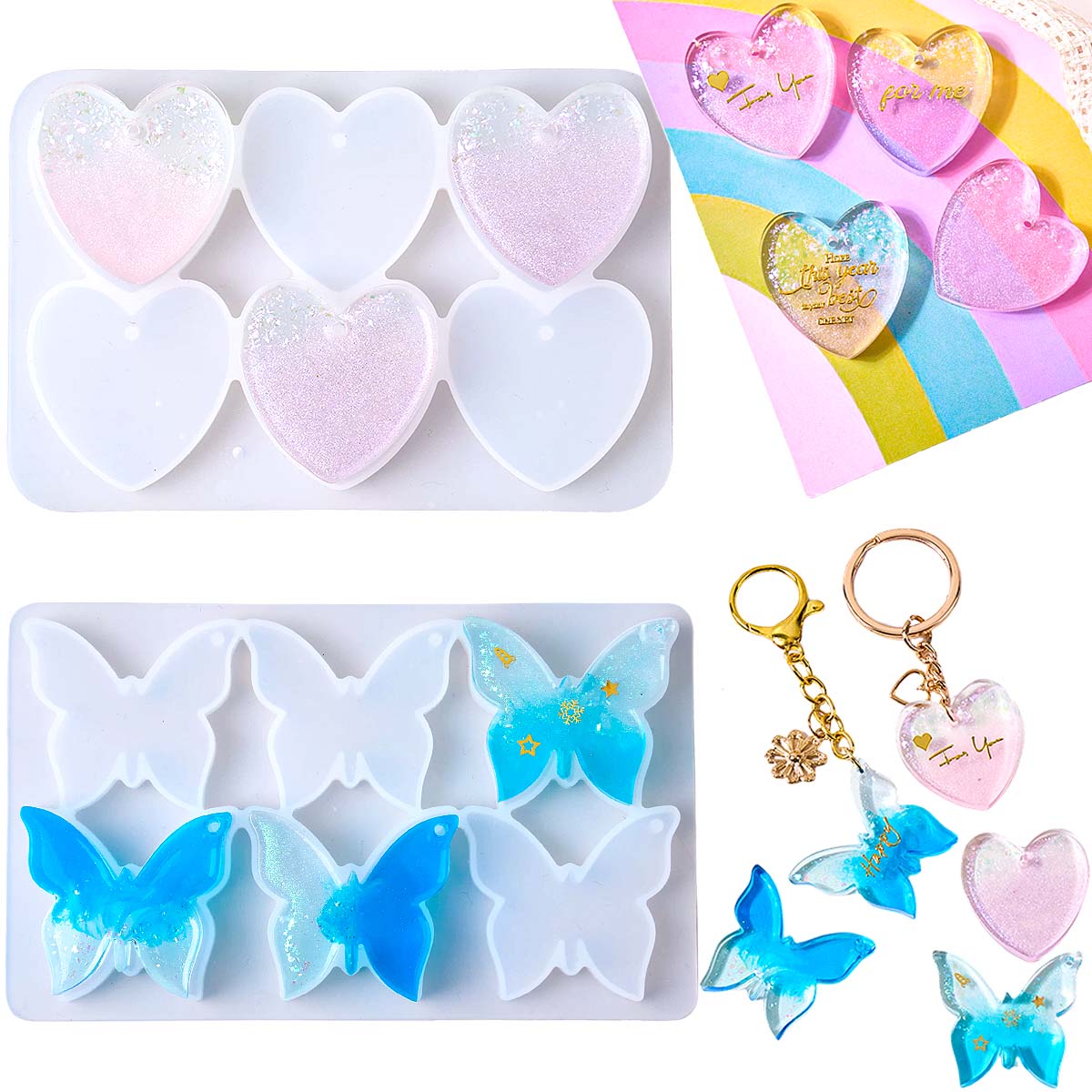 Six-hole with Holes Earring Si - Jewelry Making Mold ulasan dan harga