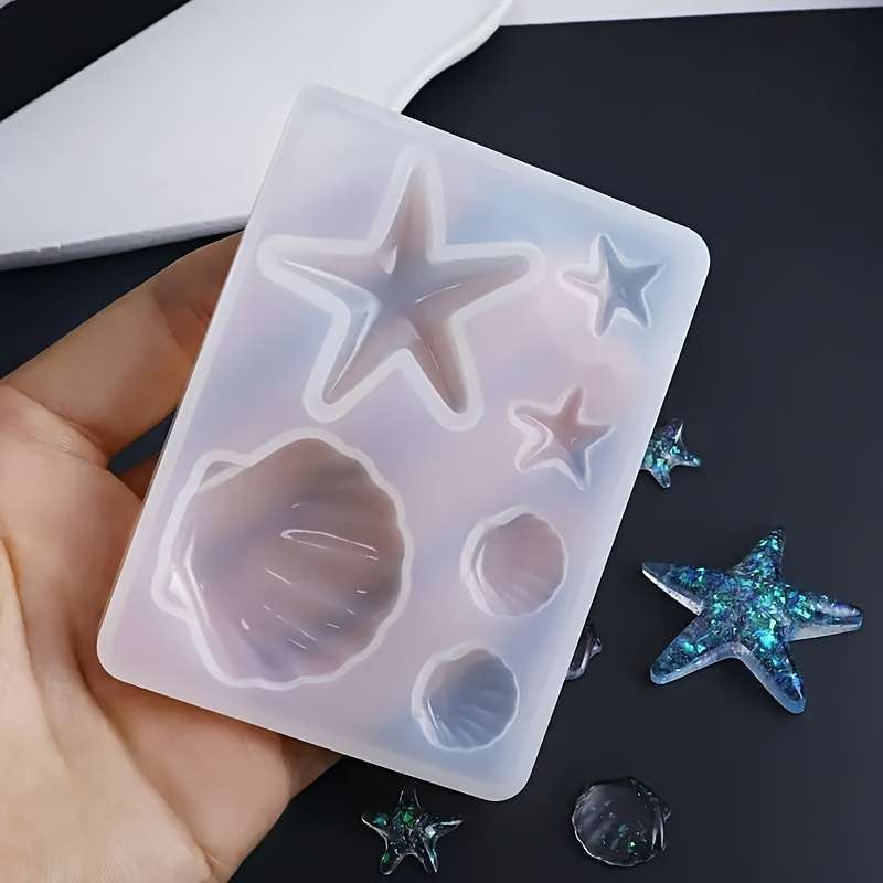 DIY Ocean Theme Crystal Epoxy  - Jewelry Making Mold ulasan dan harga
