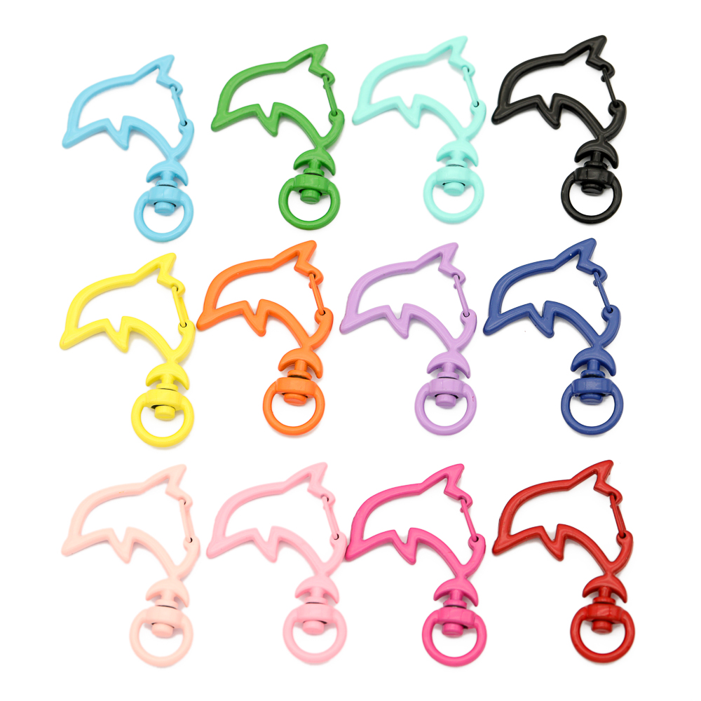 10pcs Candy Colors Metal Dolph - Jewelry Making Supplies ulasan dan harga