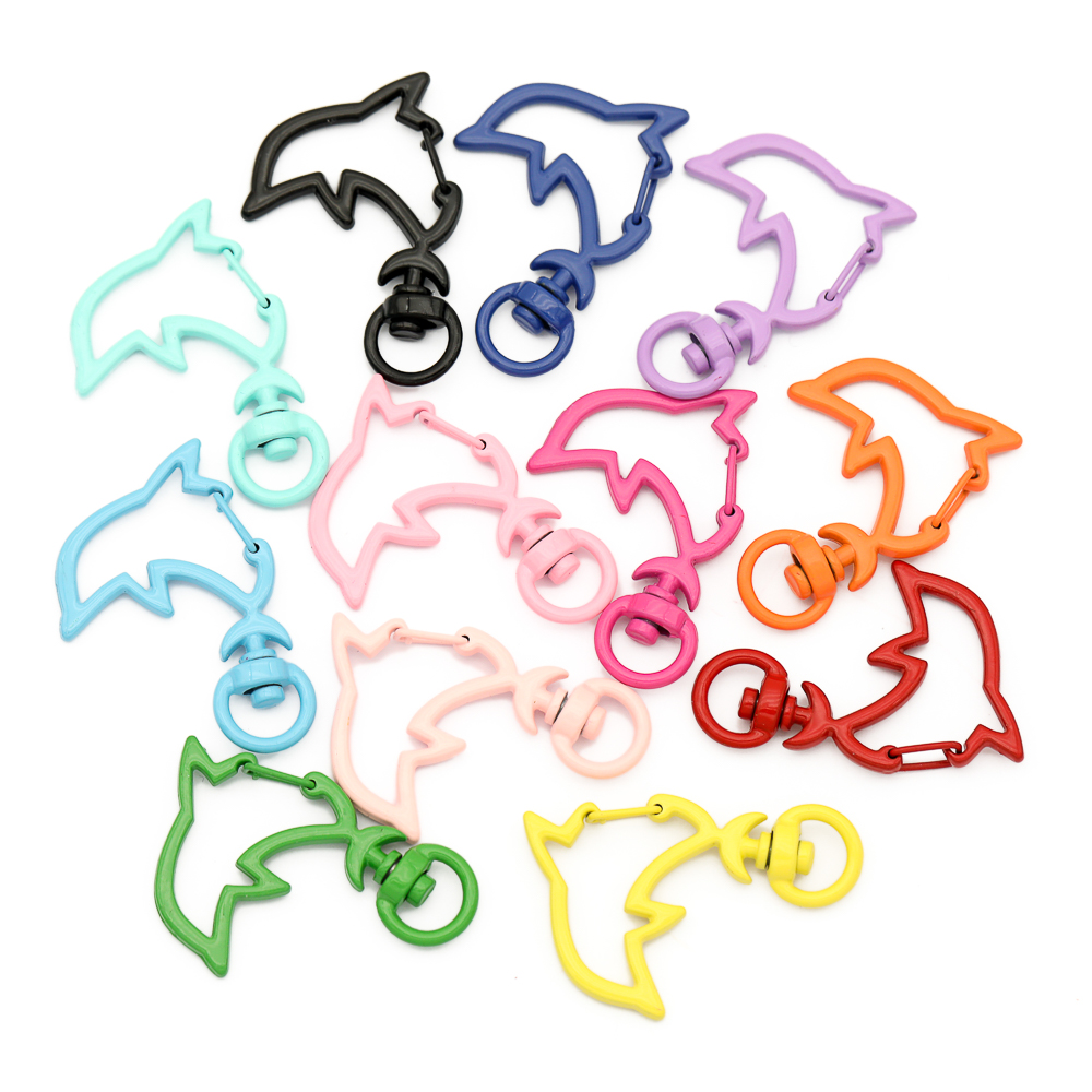 10pcs Candy Colors Metal Dolph - Jewelry Making Supplies ulasan dan harga