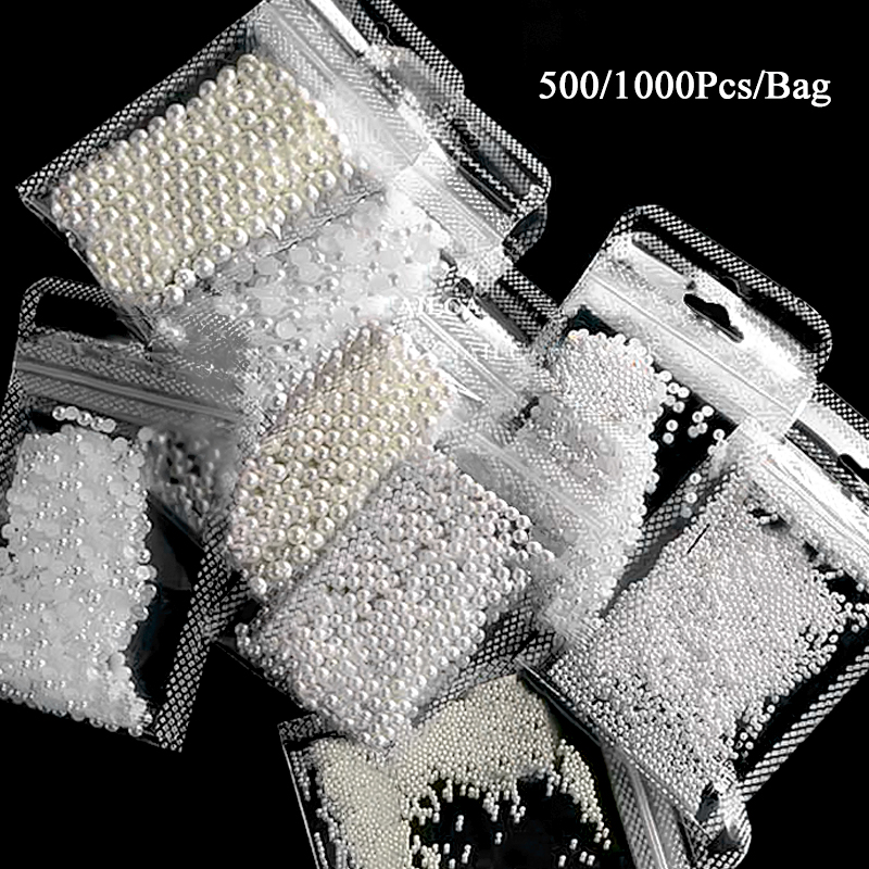 1 Bag Shimmering Crystal Nail  - Crystal Bead Mix ulasan dan harga