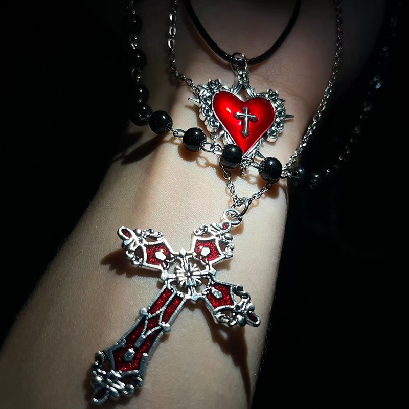 Y2K Punk Gothic Multi Layer Ne - Jewelry Making Kits For Girls ulasan dan harga