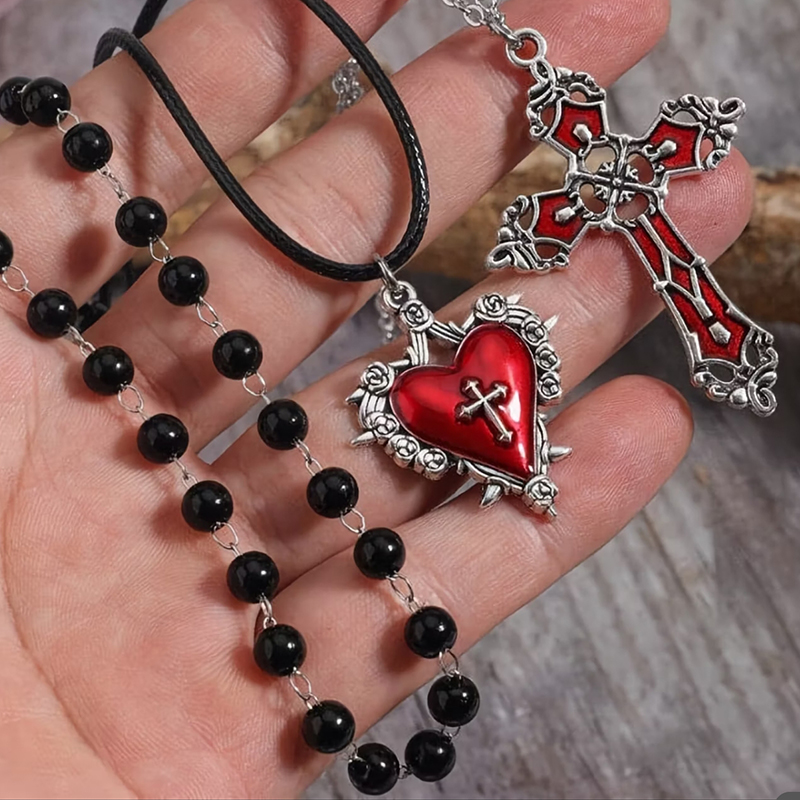 Y2K Punk Gothic Multi Layer Ne - Jewelry Making Kits For Girls ulasan dan harga