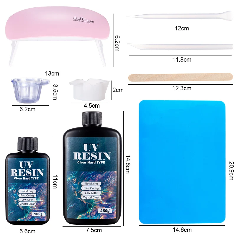 Hard UV Resin Glue Kit Fast Cu - Jewelry Making Tool Kit ulasan dan harga
