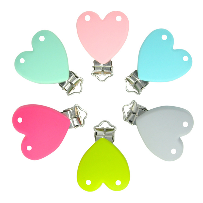 10Pcs Silicone Clips Round Hea - Jewelry Making For Dummies ulasan dan harga