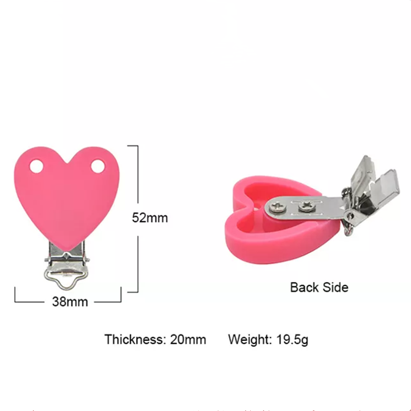 10Pcs Silicone Clips Round Hea - Jewelry Making For Dummies ulasan dan harga
