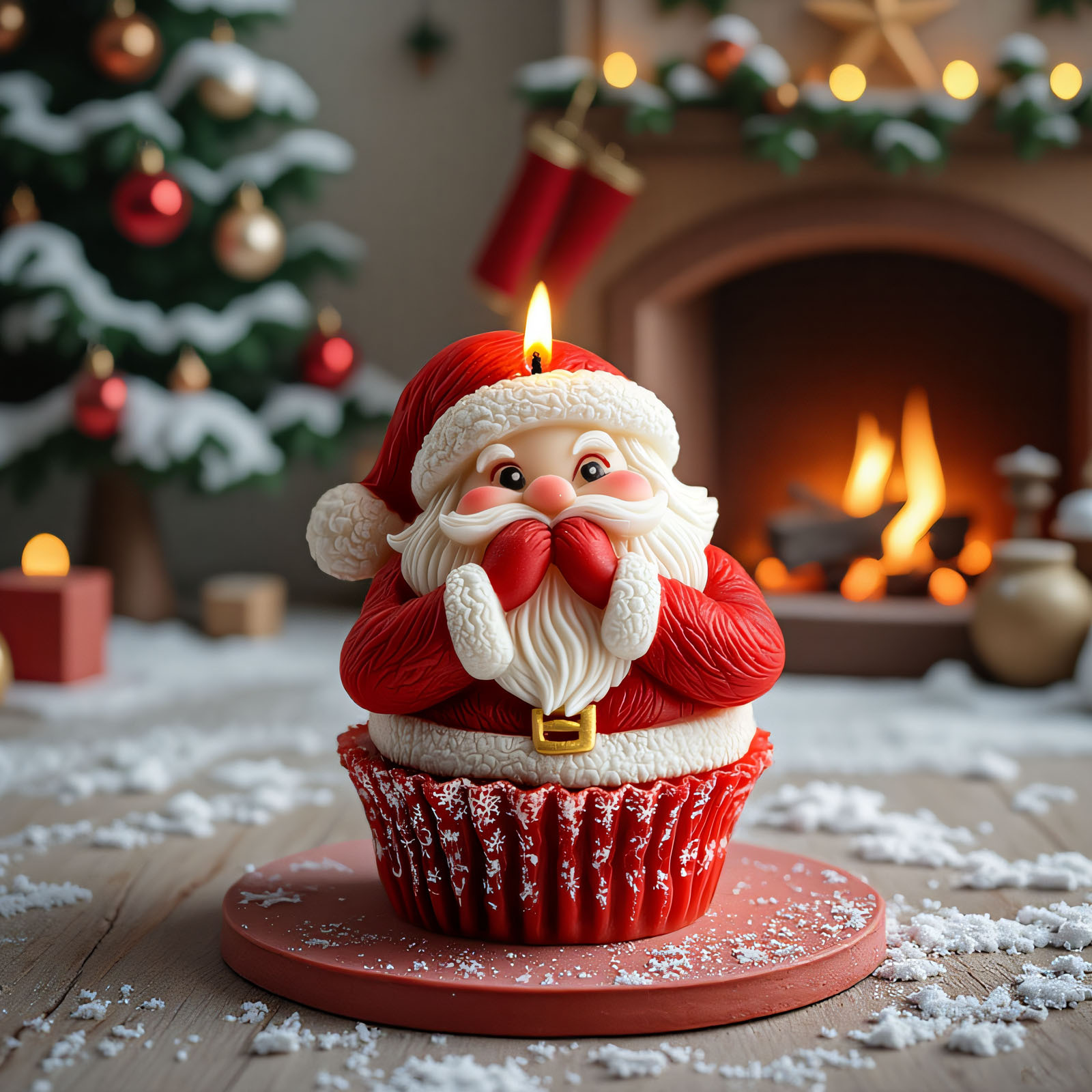 Santa Claus and Elk Candle Mak - Jewelry Making Mold ulasan dan harga