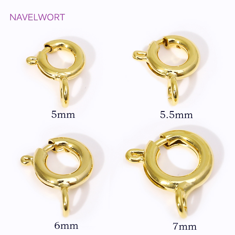 14K/18K Gold Plated Brass Spri - Jewelry Making Supplies ulasan dan harga