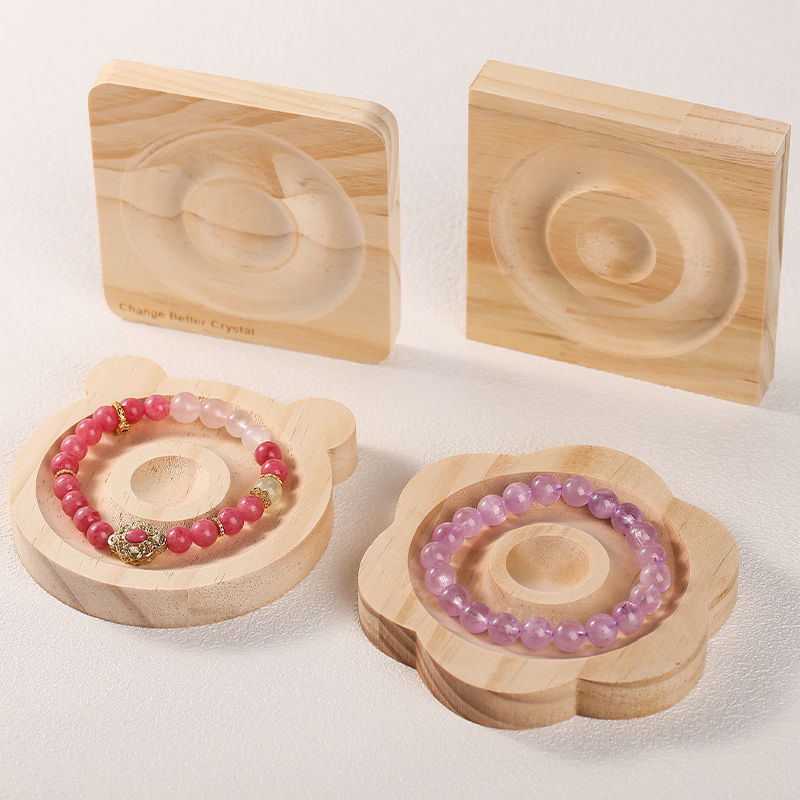 1Pc DIY Natural Wooden Beading - Jewelry Making Board ulasan dan harga