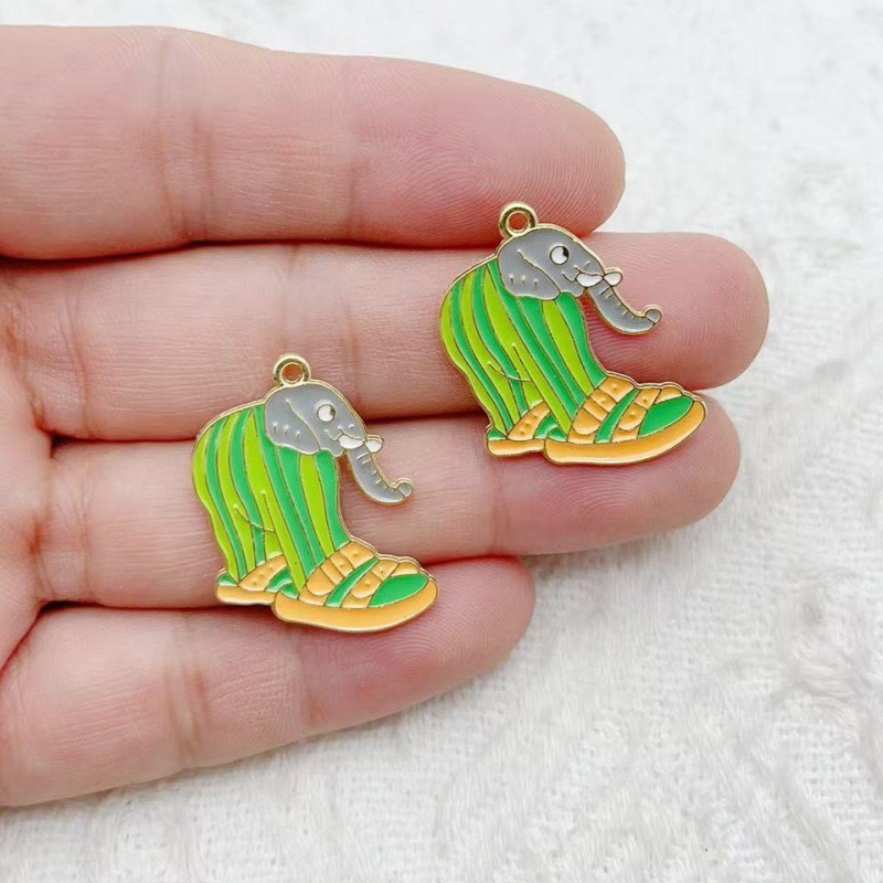 10pcs Creative Alloy Drip Oil  - Jewelry Making Party ulasan dan harga