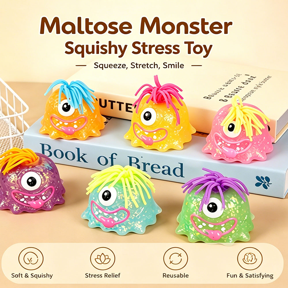 Kawaii Maltose Monster Squishy - Jewelry Making Party ulasan dan harga