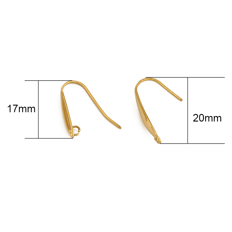 10pcs Never Fade Stainless Ste - Jewelry Making Supplies ulasan dan harga