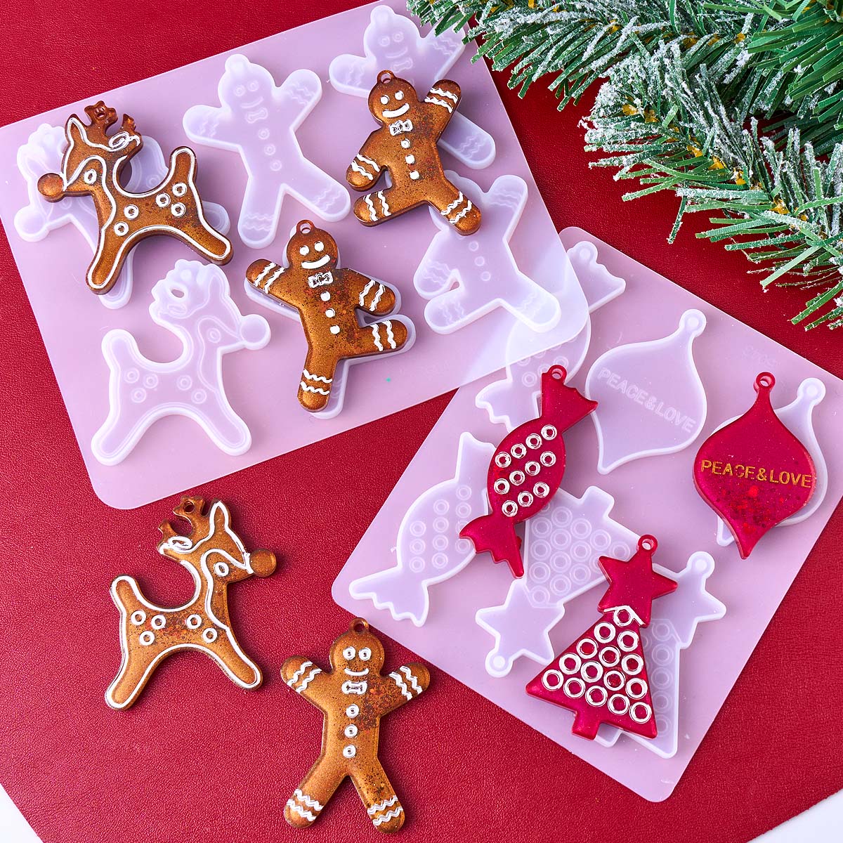 Christmas Series Earrings Pend - Jewelry Making Mold ulasan dan harga