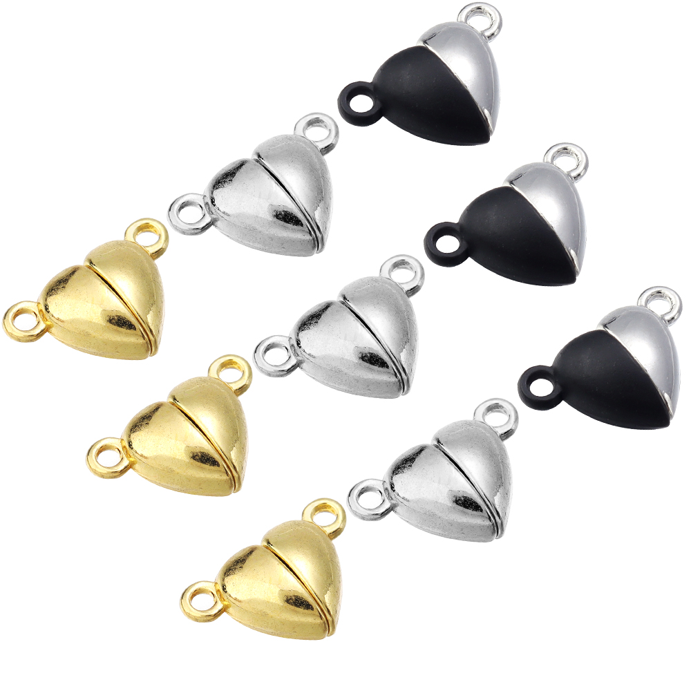 5pcs/Lot Alloy Love Heart Shap - Jewelry Making Supplies ulasan dan harga