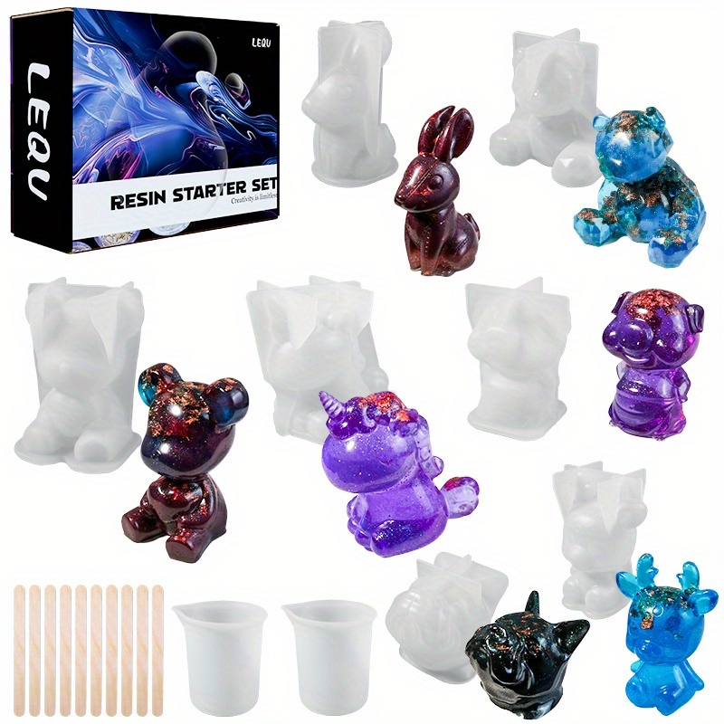 19pcs Resin-Made Mold Set, Sui - Jewelry Making Mold ulasan dan harga