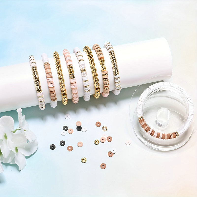 Style DIY Clay Beads Bracelet  - Jewelry Making Kits For Girls ulasan dan harga