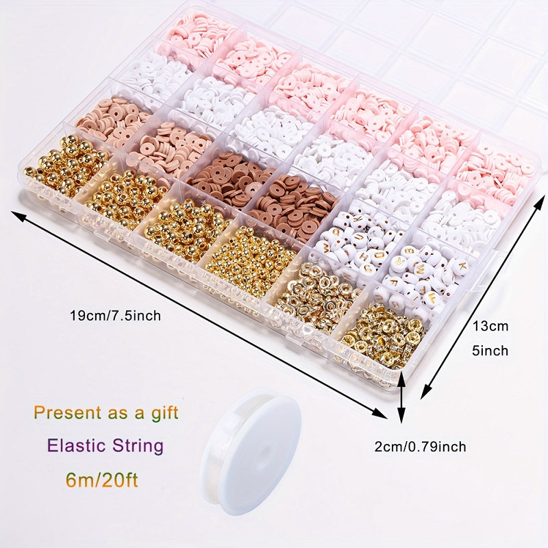 Style DIY Clay Beads Bracelet  - Jewelry Making Kits For Girls ulasan dan harga