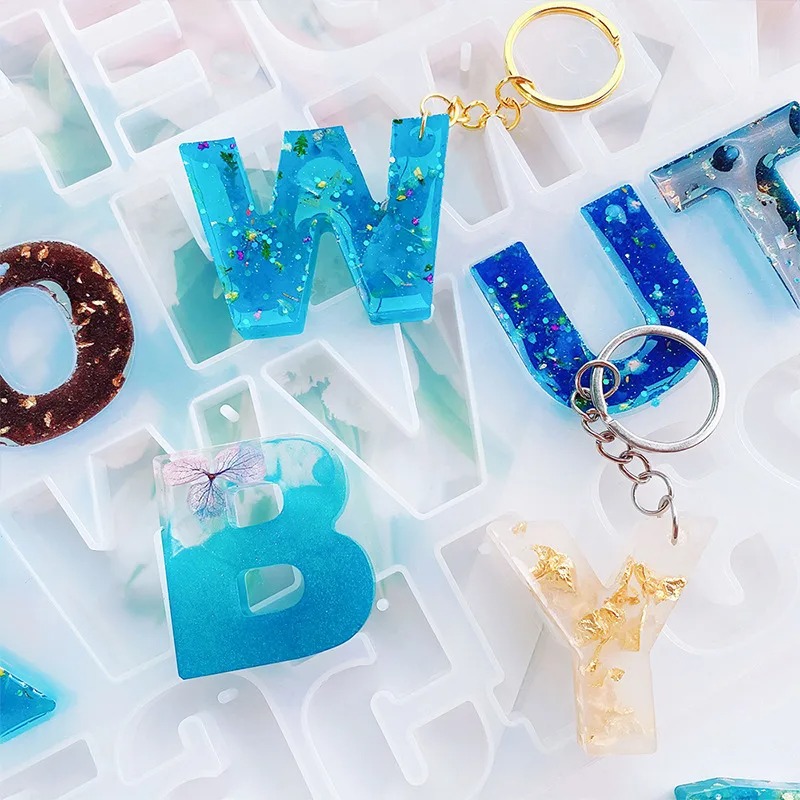 Alphabet Epoxy Resin Silicone  - Jewelry Making Mold ulasan dan harga