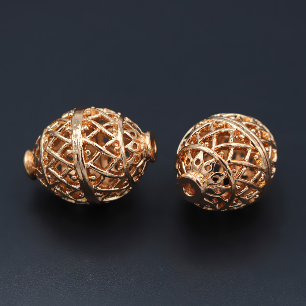 10pcs Nigerian Dubai Gold Spac - Jewelry Making Dubai ulasan dan harga